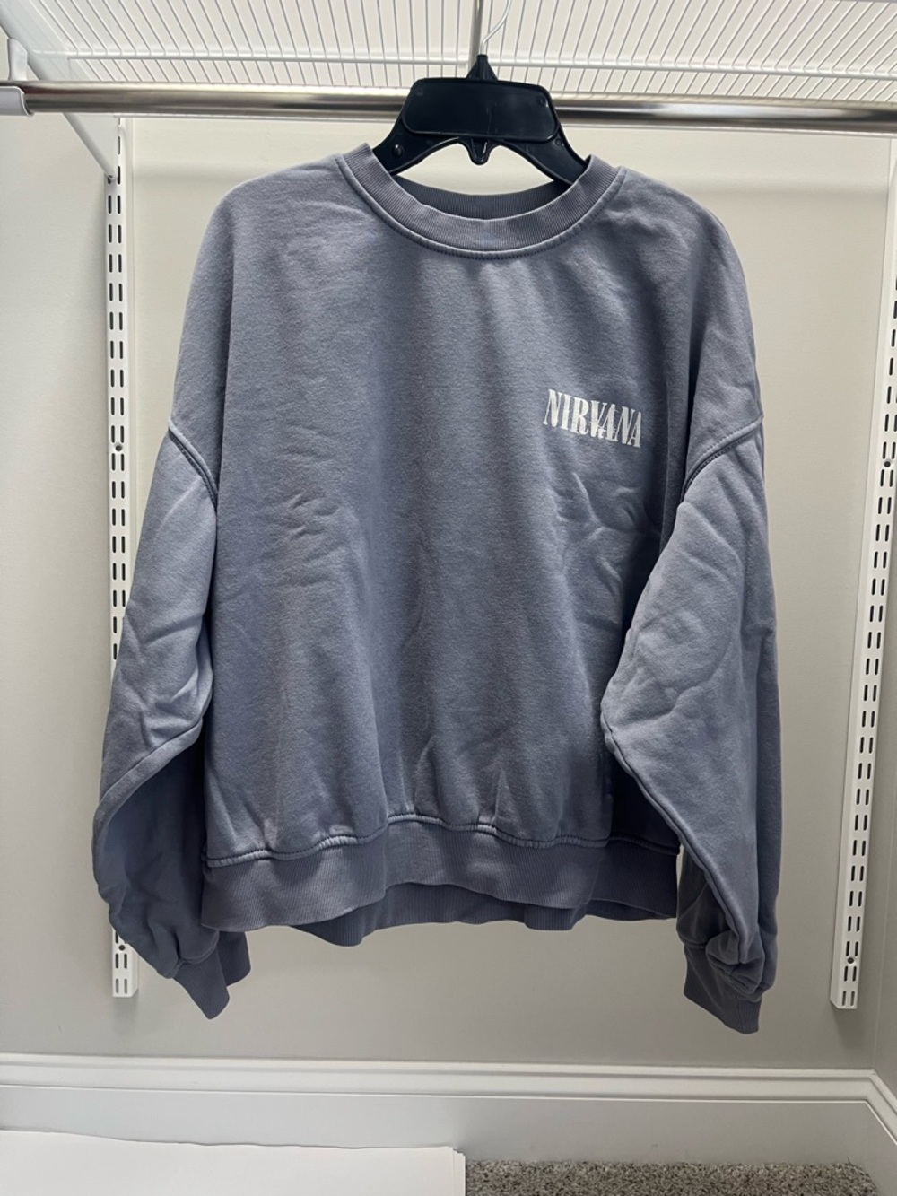 H&M Nirvana Crewneck Sweatshirt - Slate Gray